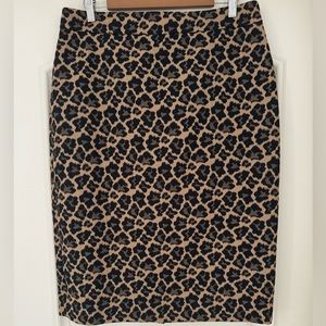Talbots Animal Print Skirt